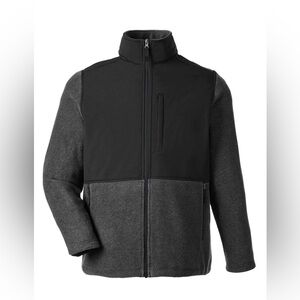 Men's Journey Summit Hybrid Full Zip Black